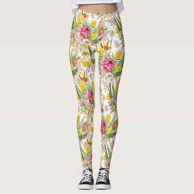Leggings Verano tropical australiano (Anverso)