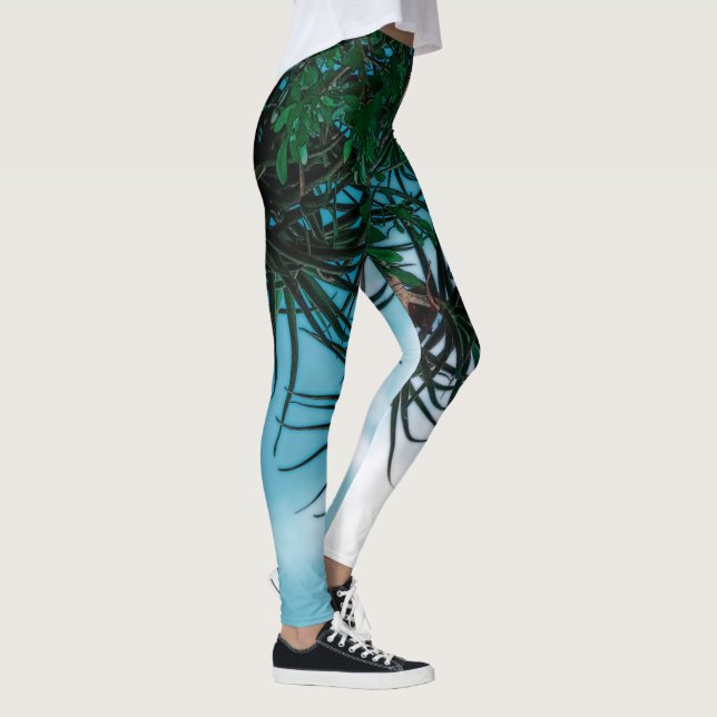 Leggings Verano Vibes Palm Tree Cactus Palm Green (Derecha)