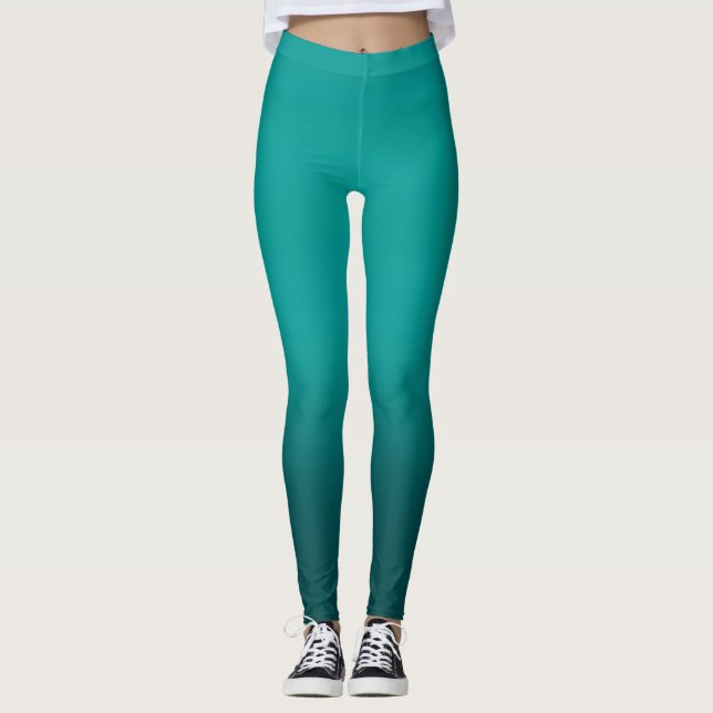 Leggings Verde azulado turquesa (Anverso)