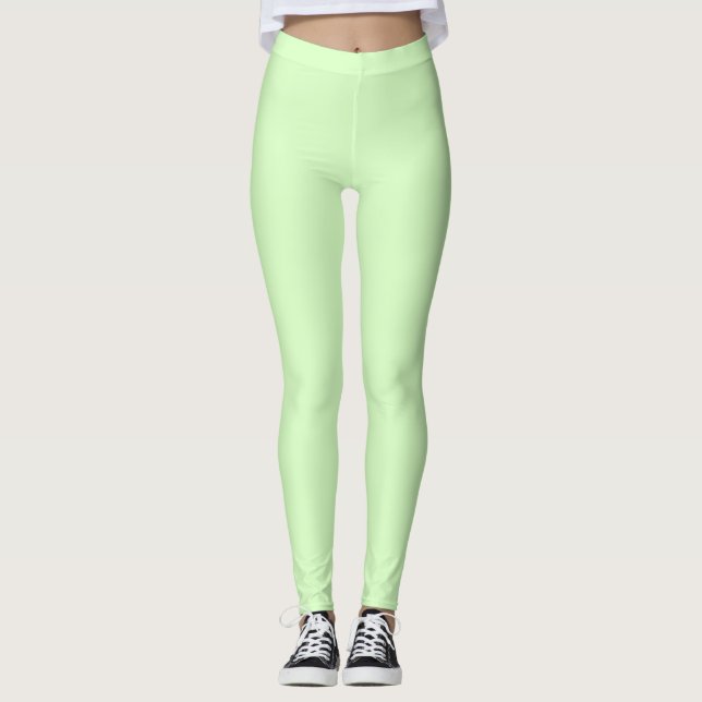 Leggings Verde menta liso (Anverso)