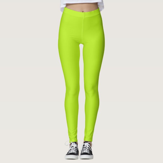LEGGINGS VERDE NEON (Anverso)