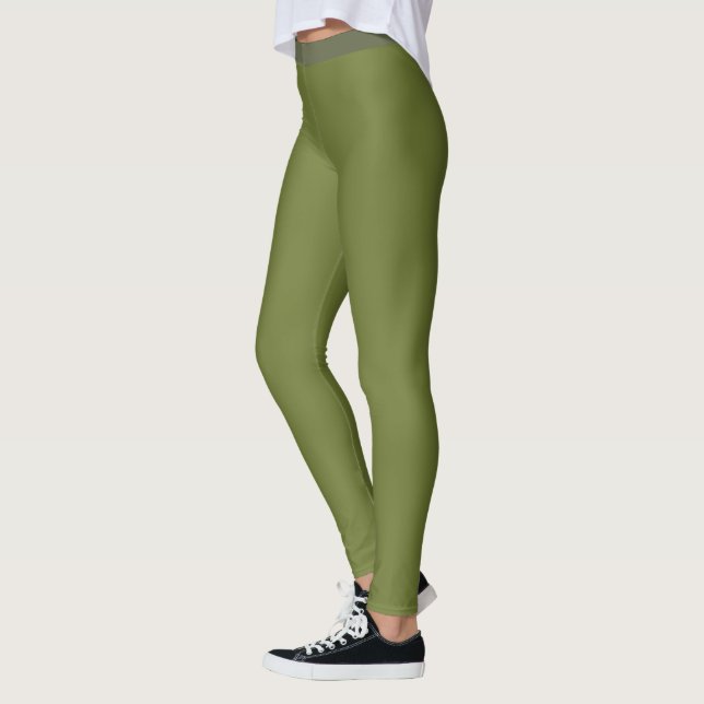 Leggings Verde olivo oscuro (Izquierda)