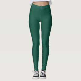 Leggings Verde Ópalo Color Sólido