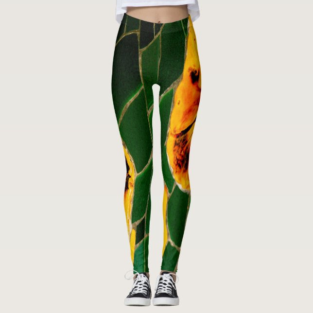 Leggings Verde y Amarillo (Anverso)