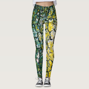 Leggings Verde y amarillo