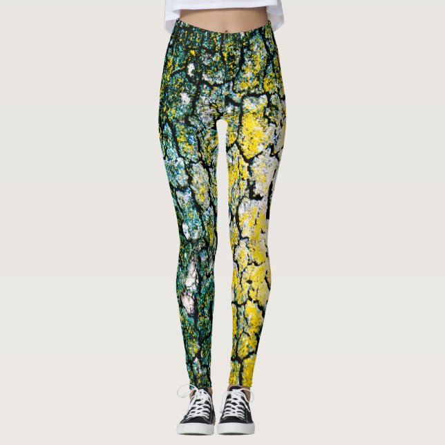 Leggings Verde y amarillo (Anverso)