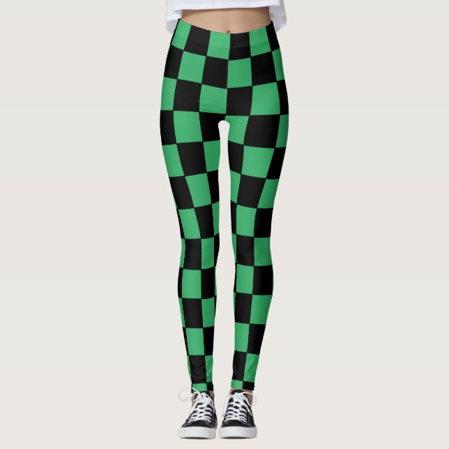 Leggings Verde y negro (Anverso)