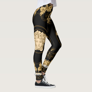 Leggings Versace New Season Modern Typography Design
