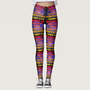 Leggings Verso de la biblia a partir del 1:12 de James.