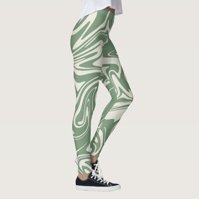 Leggings Vertido - Verde (Derecha)