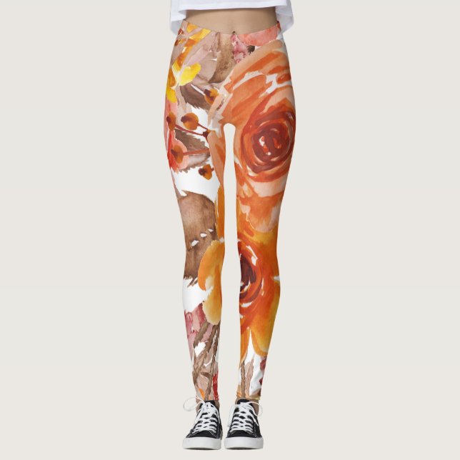 Leggings Vestido con bordado floral (Anverso)