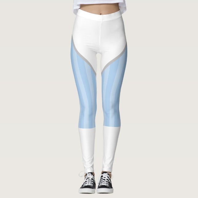 Leggings Vestuario de Halloween de Light Blue Super Hero (Anverso)