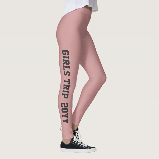 Leggings Viaje de Chicas Año Personalizado Fin de Semana de (Derecha)