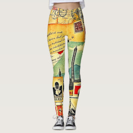 Leggings Viaje postal histórico