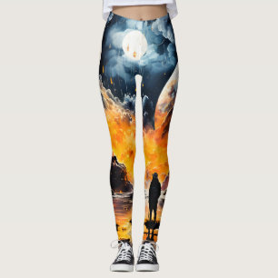 Leggings Viajero Astronauta Horizonte Cósmico Viaje