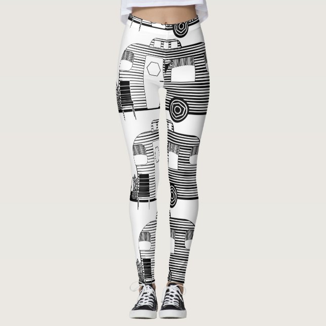Leggings Viajero Caravana de caravanas Thunder_Cove (Anverso)