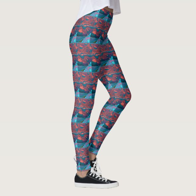 Leggings Viajes, un patrón abstracto (Derecha)