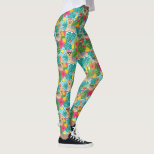 Leggings Vibraciones de Playa del Yorkshire Terrier Tropica