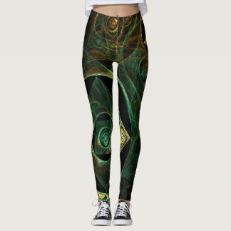 Leggings Vibraciones mágicas Resumen de arte