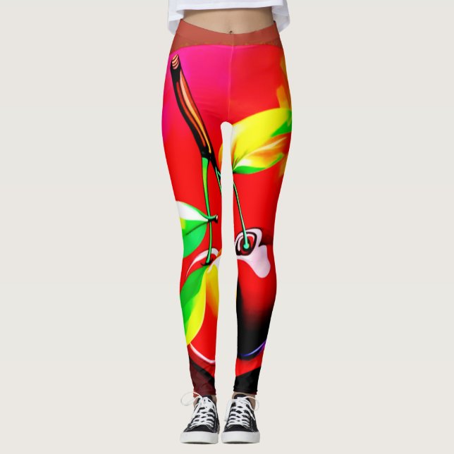 Leggings Vibrant Cherry Duo (Anverso)