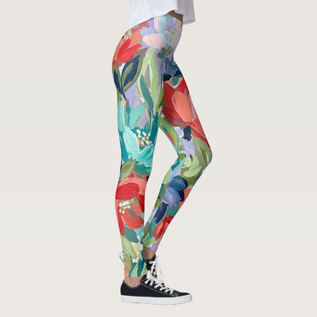 Leggings Vibrant Garden Symphony (Derecha)