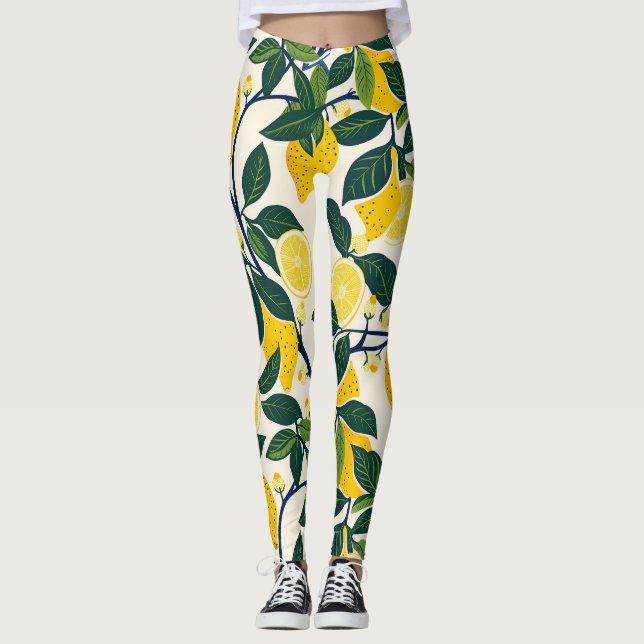 Leggings Vibrant Lemon Grove (Anverso)