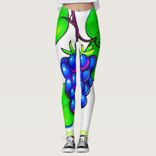 Leggings Vibrante Blueberry Pop Art