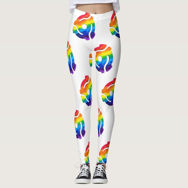 Leggings Vibrante de adaptador de registro de 45 RPM de plá (Anverso)