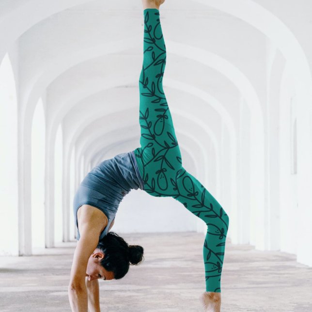 Leggings Vibrante diseño de linternas de patrones oceánicos (Subido por el creador)