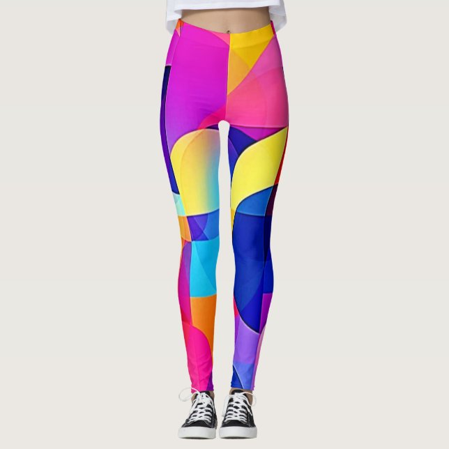 Leggings Vibrante Dot Energy Art (Anverso)