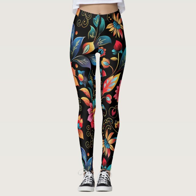 Leggings Vibrante floral (Anverso)