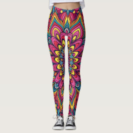 Leggings Vibrante patrón psicodélico