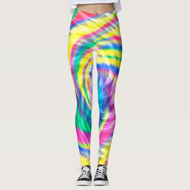 Leggings Vibrante Psicodelia Tye (Anverso)