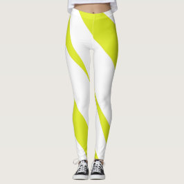 Leggings Vibrante rayado amarillo limón