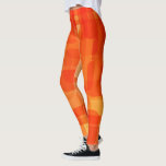 Leggings Vibrante Resumen contemporáneo Naranja de arte mod<br><div class="desc">Vibrantes abstractos contemporáneos Naranjas de arte moderno</div>