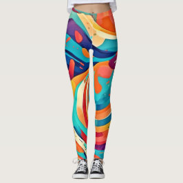 Leggings Vibrante Resumen Dreamscape