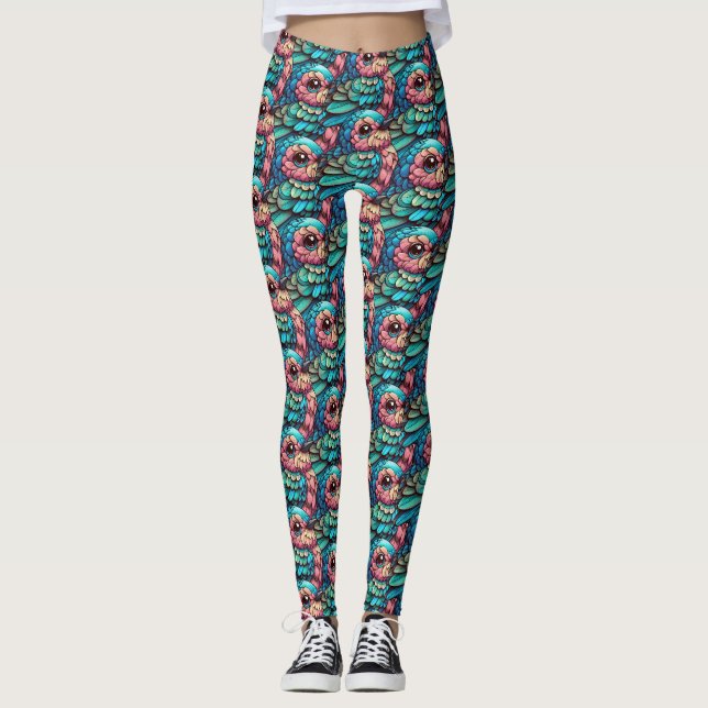 Leggings Vibrante serenidad de Feathered (Anverso)