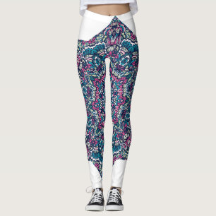 Leggings Vibrantes anteojos psicodélicos Mandala Dream Legg
