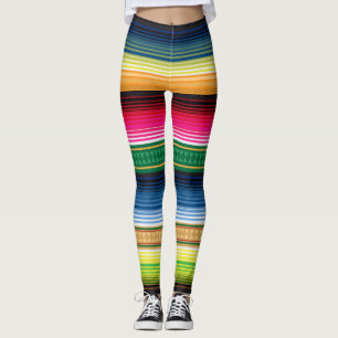 Leggings Vibrantes Leggencias de mantas tradicionales mexic