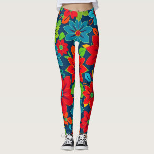 Leggings Vibrantes Leggencias De Patrones Sin Marea - Tomas