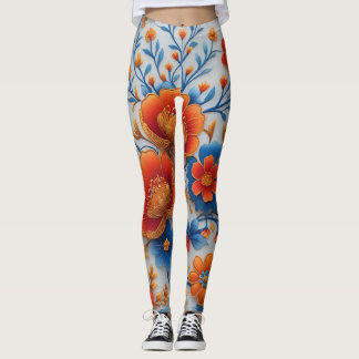 Leggings 🌸 Vibrantes Leggencias Florales - 🌿 audaz y eleg