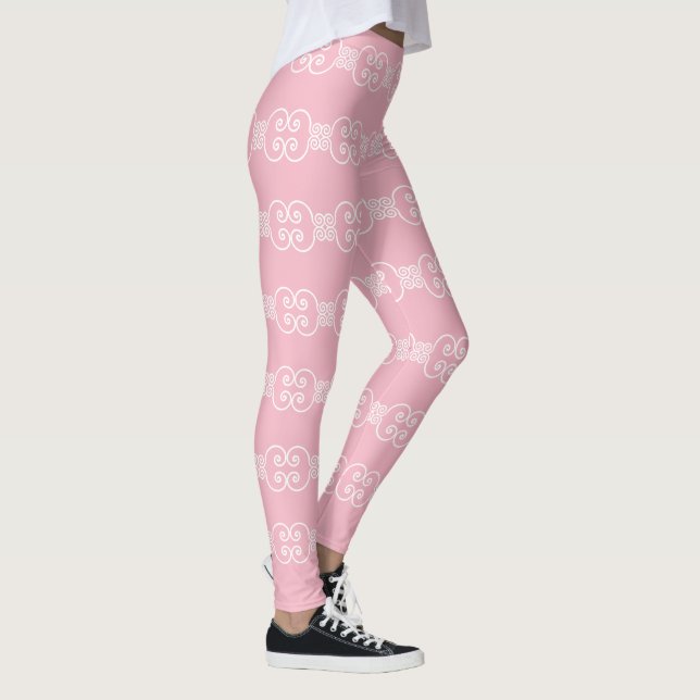 Leggings Victoriano blanco rosado Pastel 4Ashley (Derecha)