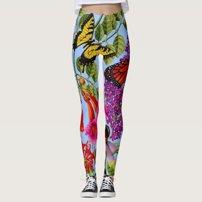 Leggings vid trompeta, arbusto de mariposa, bálsamo de abej (Anverso)