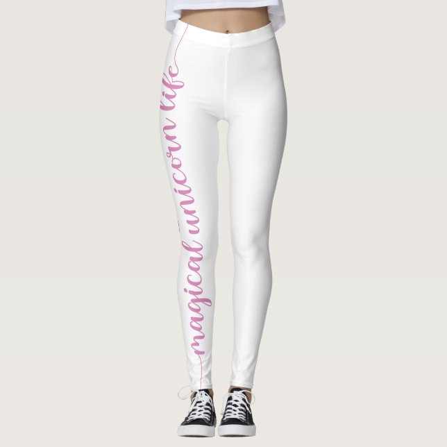Leggings Vida mágica de unicornio (Anverso)