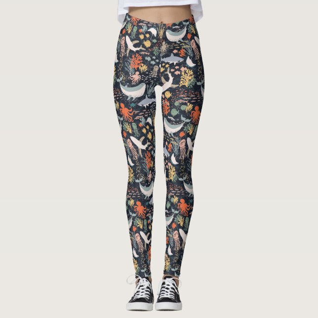 Leggings Vida marina (Anverso)