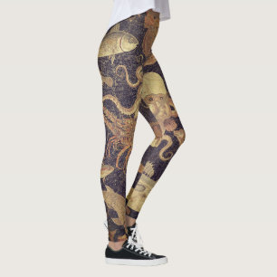 Leggings Vida marina, mosaico de Pompeya