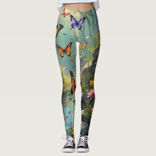 Leggings Vida silvestre de la mariposa