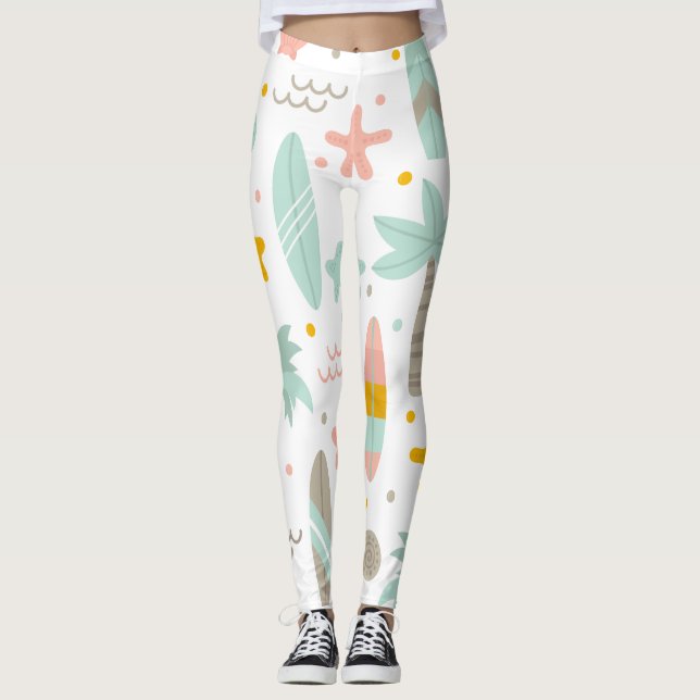 Leggings Videos de verano en la playa (Anverso)