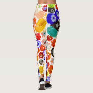 LEGGINGS VIDRIO DE FLORA VENECIANA