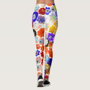 LEGGINGS VIDRIO DE FLORA VENECIANA